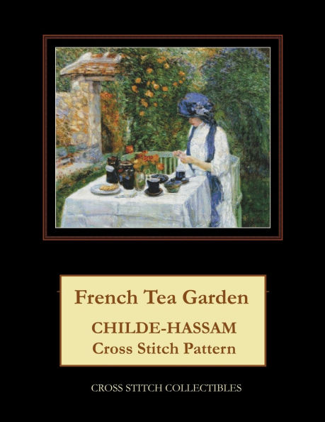 French Tea Garden: Childe-Hassam Cross Stitch Pattern