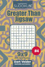 Sudoku Greater Than Jigsaw - 200 Hard Puzzles 9x9 (Volume 4)