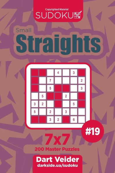 Sudoku Small Straights - 200 Master Puzzles 7x7 (Volume 19)