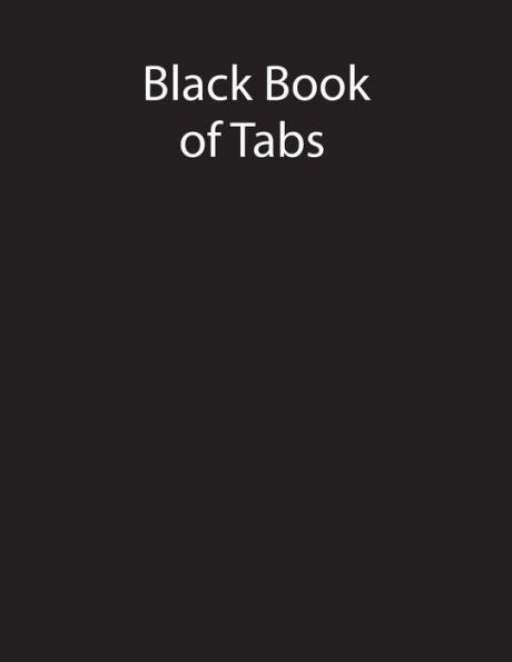 Black Book of Tabs