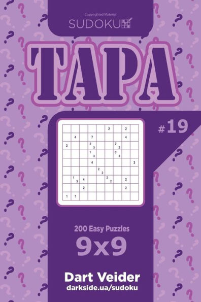 Sudoku Tapa - 200 Easy Puzzles 9x9 (Volume 19)