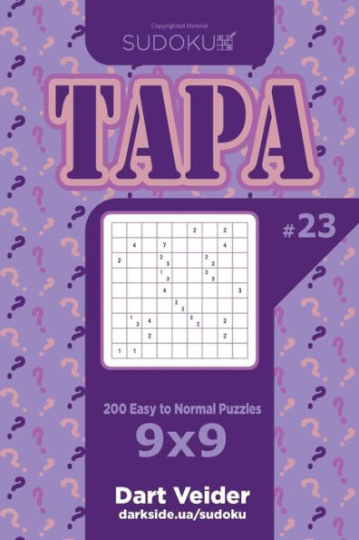Sudoku Tapa - 200 Easy to Normal Puzzles 9x9 (Volume 23)