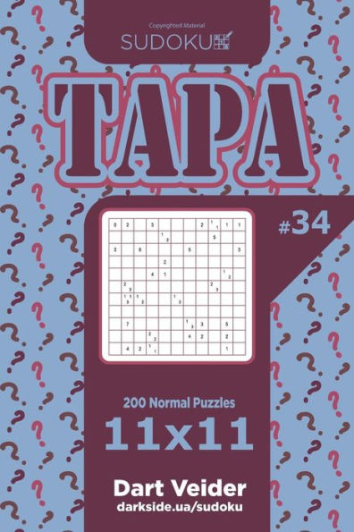 Sudoku Tapa - 200 Normal Puzzles 11x11 (Volume 34)