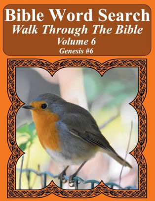 Bible Word Search Walk Through The Bible Volume 6 Genesis 6 Extra Large Printpaperback - 