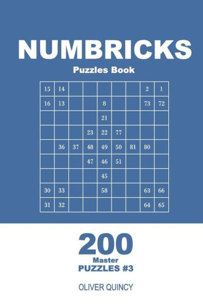 Numbricks Puzzles Book - 200 Master Puzzles 9x9 (Volume 3)