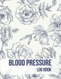 blood pressure log book vintage floral design blood blood pressure record book
