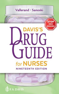 Title: Davis's Drug Guide for Nurses, Author: April Hazard Vallerand PhD