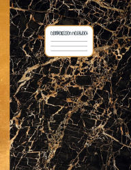 Title: College Ruled Composition Notebook - Rich Gold Black Marble Print: Wide Ruled Lined Paper 1 Subject Writing Journal for High School Teens College or University Students Notes, Author: Creative School Supplies