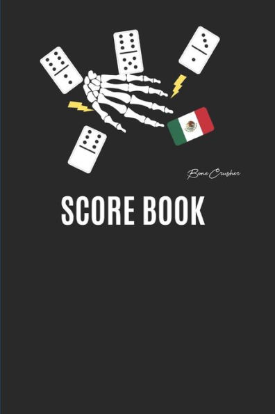 Score Book: Mexican Flag Dominoes Score Pad