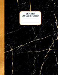 Title: Black Marble Gold Print - Graph Paper Composition Notebook: Quad Ruled Pages 1 Subject Journal for Math & Science High School College or University Students Notes - 5x5 Grid, Author: Creative School Supplies