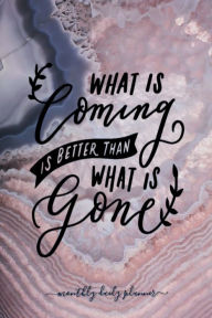 Title: WHAT IS COMING IS BETTER THAN WHAT IS GONE 18 Month PLANNER 2023-2024 Dated Agenda Calendar Diary Rose Pink Agate Marble: Daily Weekly Schedule July 2023 - Dec 2024 Organizer - Happy Office Supplies - Trendy Gift for Women Men Boss Teacher, Author: Luxe Stationery