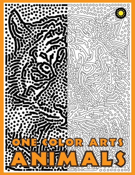 One Color ARTS: New Type of Relaxation & Stress Relief Coloring Book for Adults