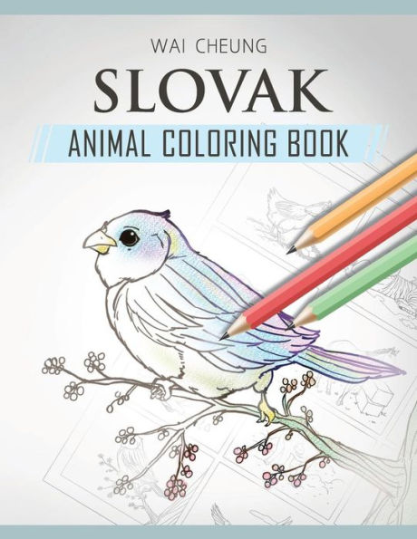 Slovak Animal Coloring Book