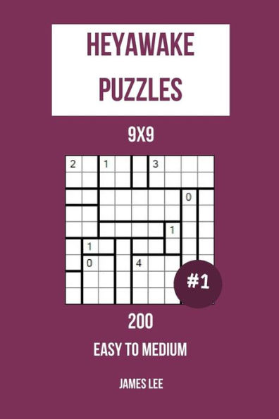 Heyawake Puzzles - 200 Easy to Medium 9x9 vol. 1