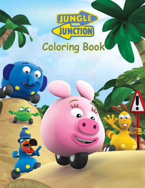 Jungle Junction Coloring Book: One of the Best Coloring Book for Kids ...