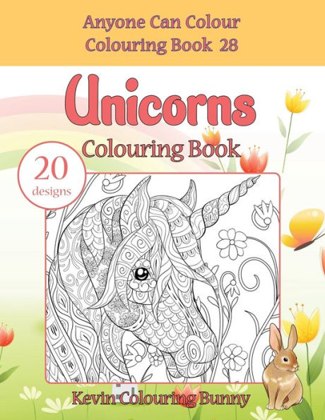 Unicorns Colouring Book: 20 designs