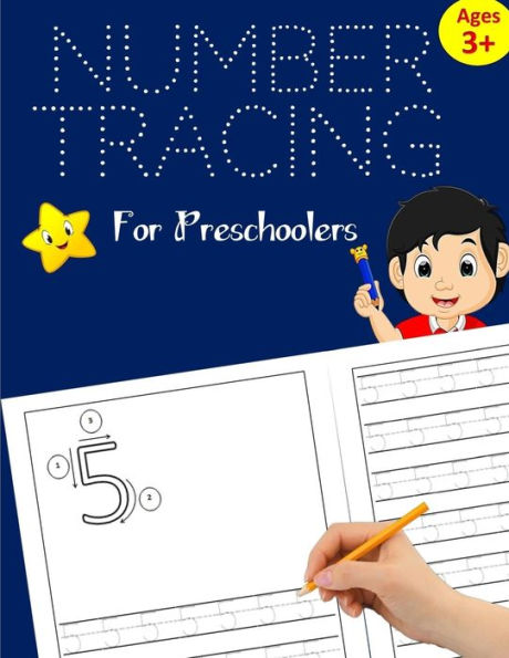 Number Tracing Book for Preschoolers: Number Writing Practice for Kids ages 3-5, Kindergarten and Pre K: Handwriting Workbook for Kids Kindergarten, Number Writing Books for kids ages 3-5 (Volume 2)