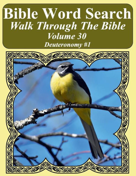 Bible Word Search Walk Through The Bible Volume 30: Deuteronomy #1 Extra Large Print