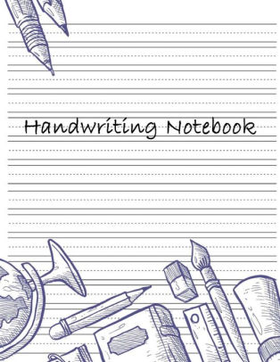 penmanship practice paper notebook letters words with penmanship practice paper