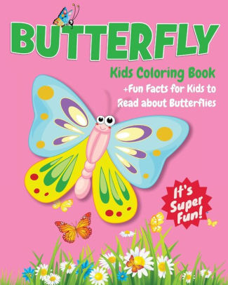 Butterfly Facts and Cool Pictures. Animal Photo Books for Kids.