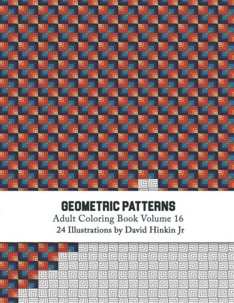 Geometric Patterns - Adult Coloring Book Vol. 16