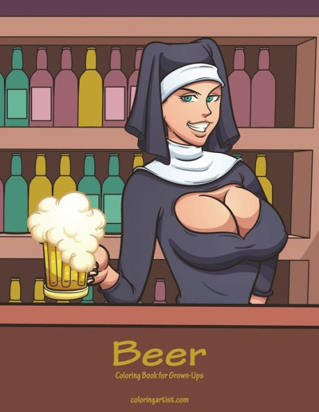Beer Coloring Book for Grown-Ups 1