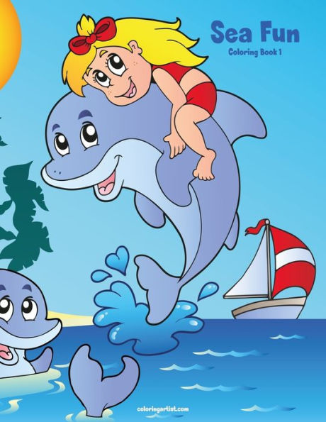 Sea Fun Coloring Book 1