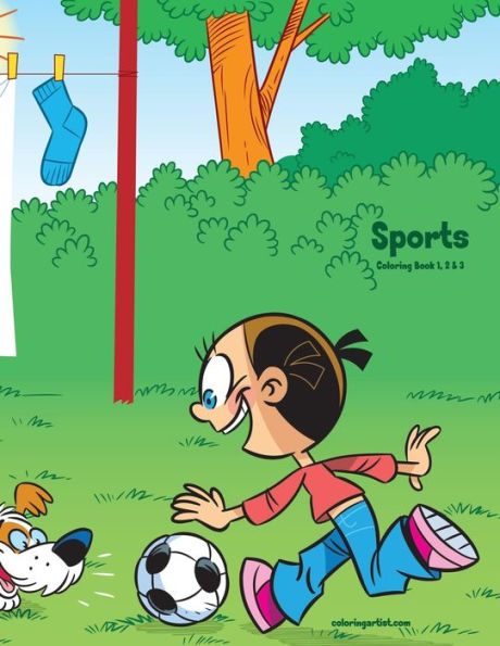 Sports Coloring Book 1, 2 & 3