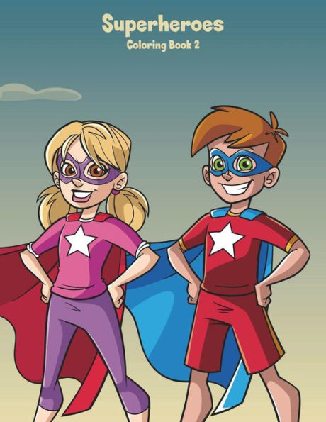 Superheroes Coloring Book 2