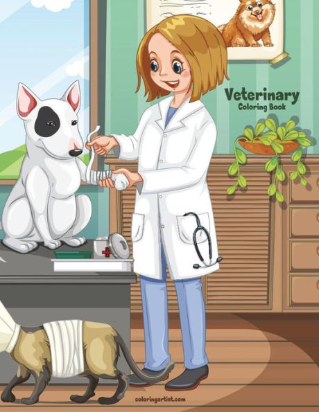 Veterinary Coloring Book 1