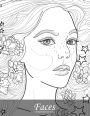 Faces Coloring Book for Grown-Ups 6