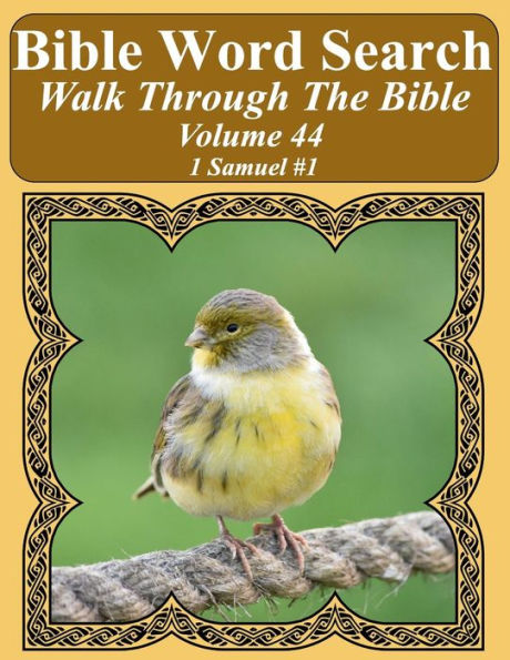 Bible Word Search Walk Through The Bible Volume 44: 1 Samuel #1 Extra Large Print