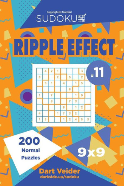 Sudoku Ripple Effect - 200 Normal Puzzles 9x9 (Volume 11)