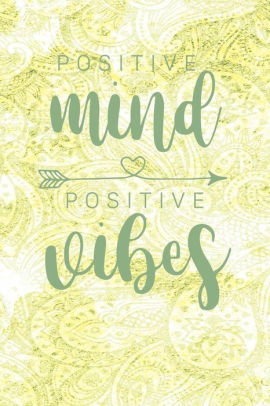 Positive Mind Positive Vibes 120 Lined Journal Pages Notebook Diary 6 - 