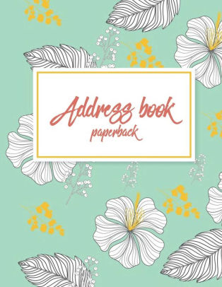 Address Book Paperback Email Address Book And Contact Book With