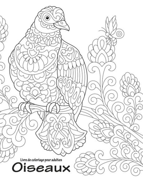 Livre de coloriage pour adultes Oiseaux 2