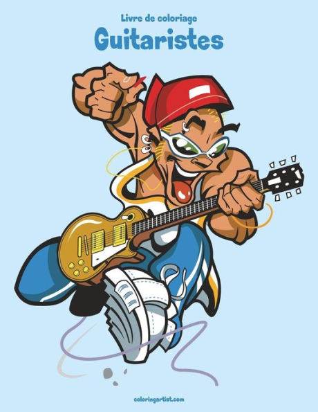 Livre de coloriage Guitaristes 1