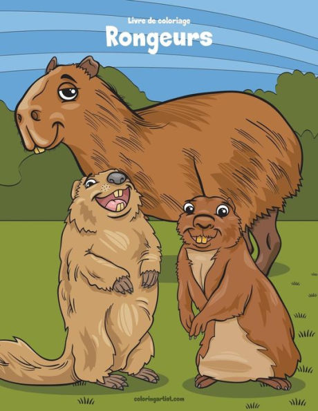 Livre de coloriage Rongeurs 2