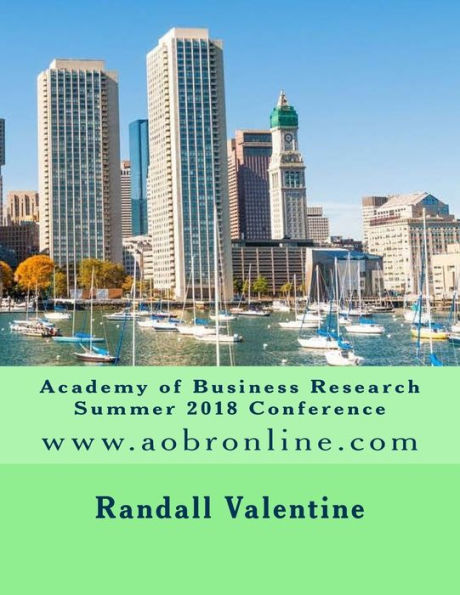 Academy of Business Research Summer 2018 Conference
