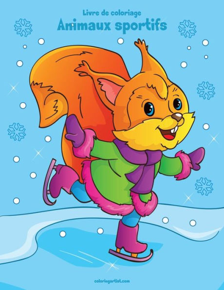 Livre de coloriage Animaux sportifs 1, 2 & 3