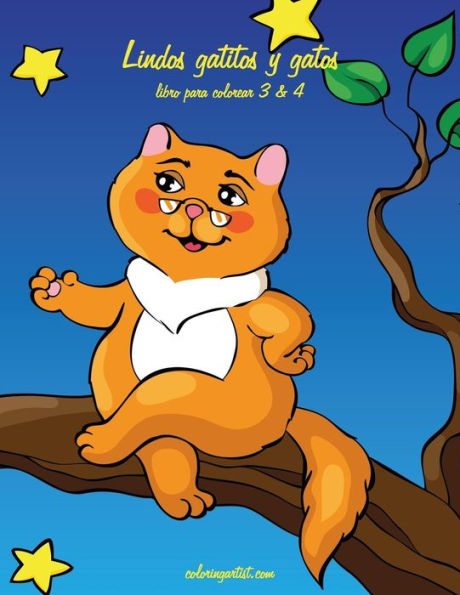 Lindos gatitos y gatos libro para colorear