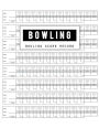 Bowling Score Record: Bowling Game Record Book, Bowler Score Keeper, strikes and spares that you and your bowling companions roll, White Cover, 100 Pages