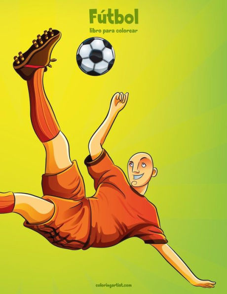 Fútbol libro para colorear 1