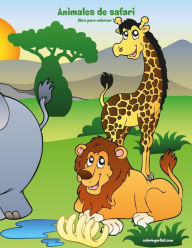 Title: Animales de safari libro para colorear 1, Author: Nick Snels