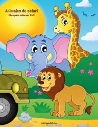 Title: Animales de safari libro para colorear 1 & 2, Author: Nick Snels