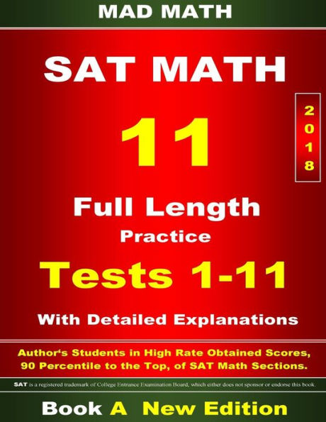 2018 New SAT Math Tests 01-11 Book A