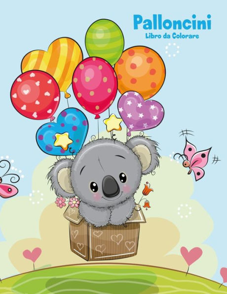 Palloncini Libro da Colorare 1