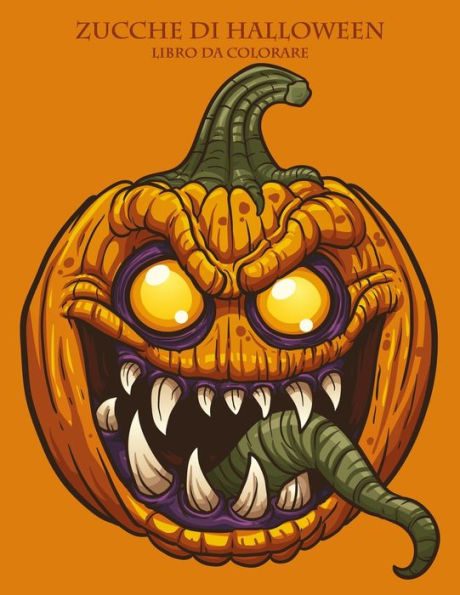 Zucche di Halloween Libro da Colorare 1