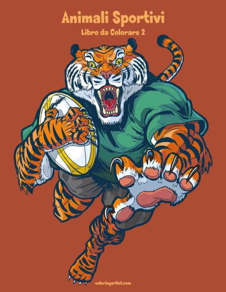 Animali Sportivi Libro da Colorare 2