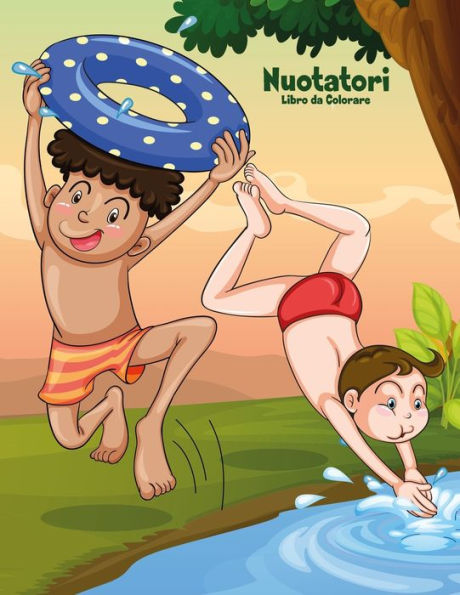 Nuotatori Libro da Colorare 1